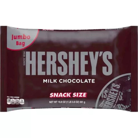 Hershey's Milk Chocolate Snack Size Candy Bars - 19.8oz