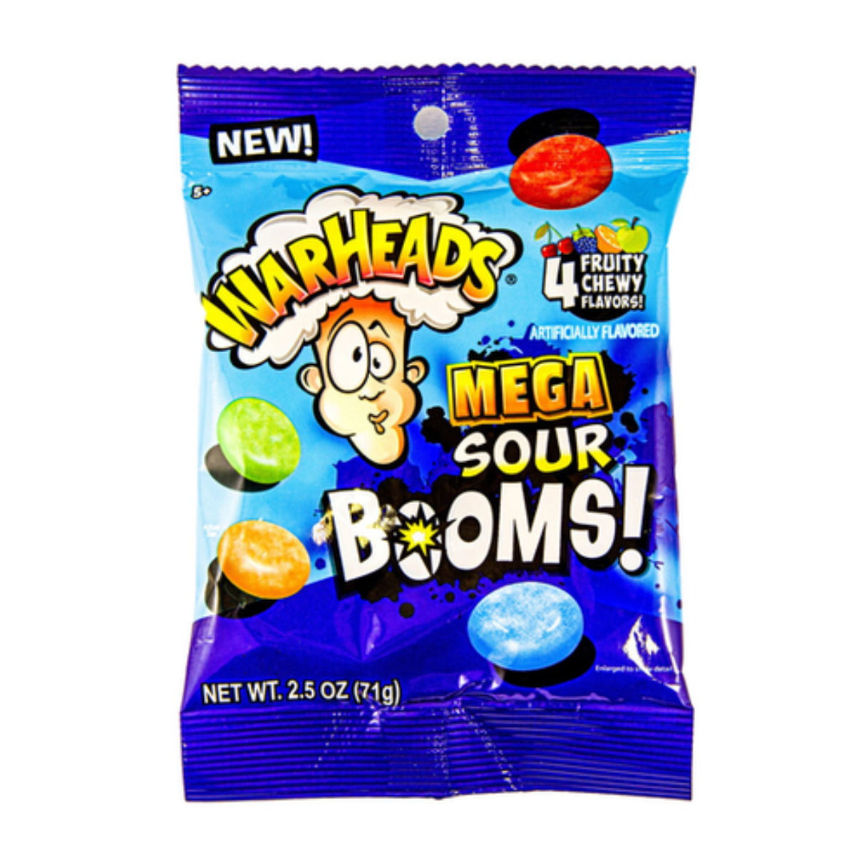 Warheads Mega Sour Booms 25oz 12ct I Got Your Candy 