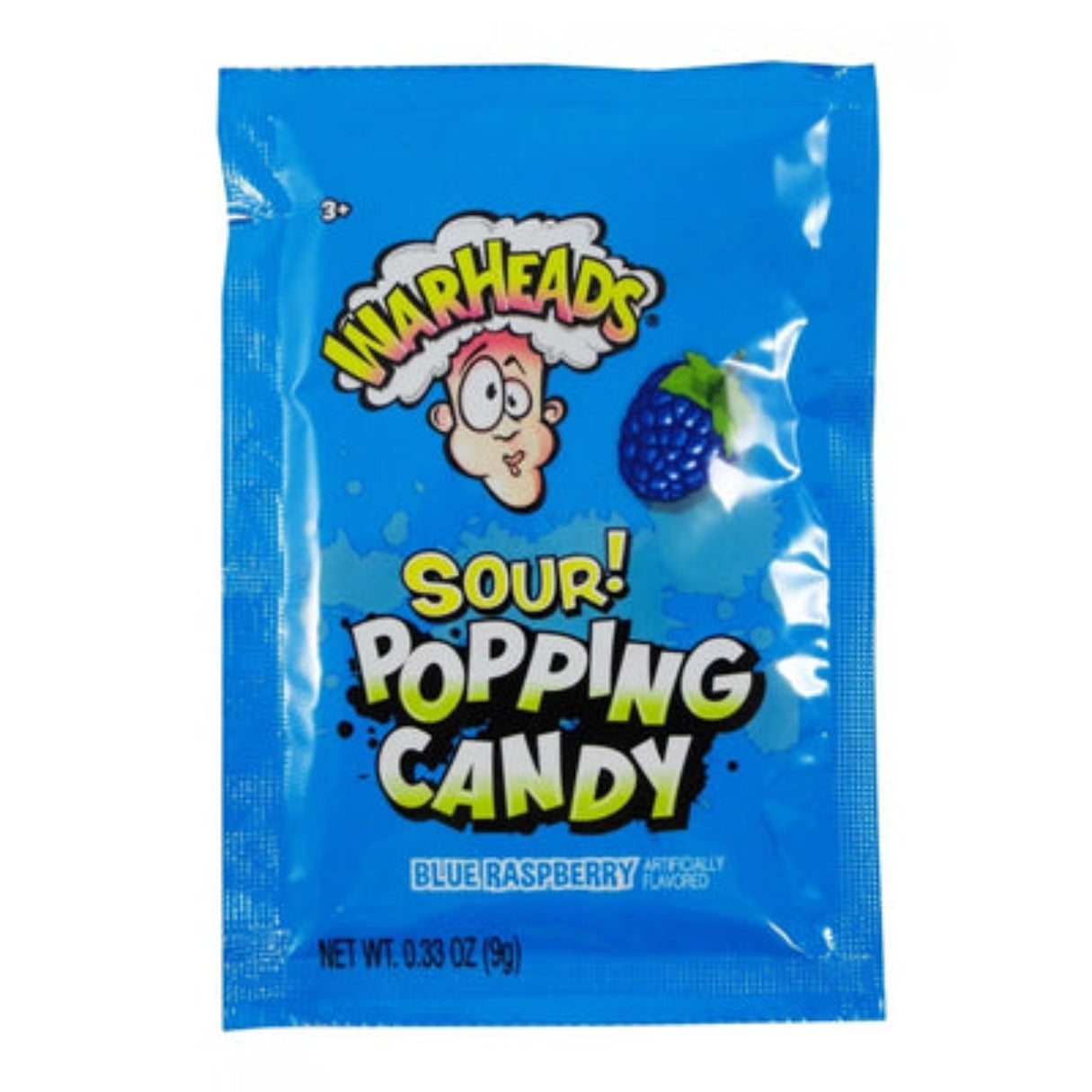 Warheads Popping Candy Sour Blue Raspberry 0.33 oz. - 20ct – I Got Your ...