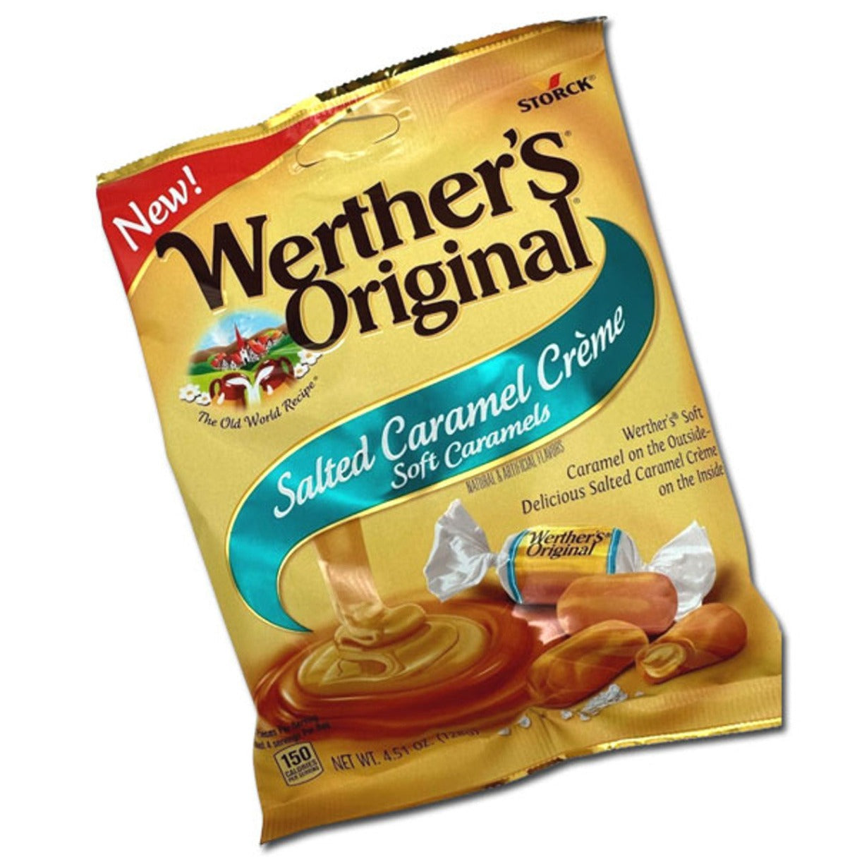 Werther's Salted Caramel Creme Soft Caramels 4.51oz - 12ct