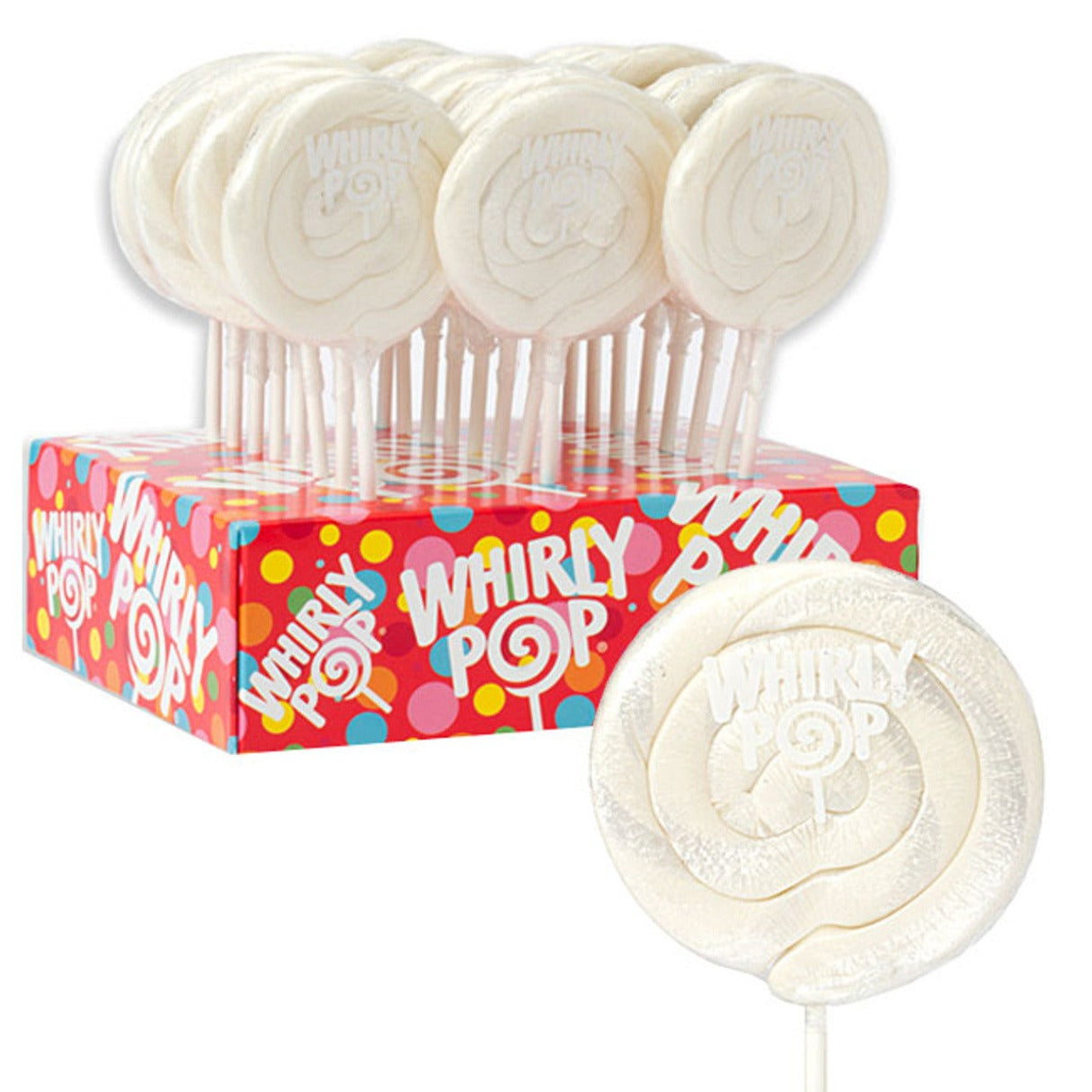 Whirly Pops White 1.5oz - 24ct