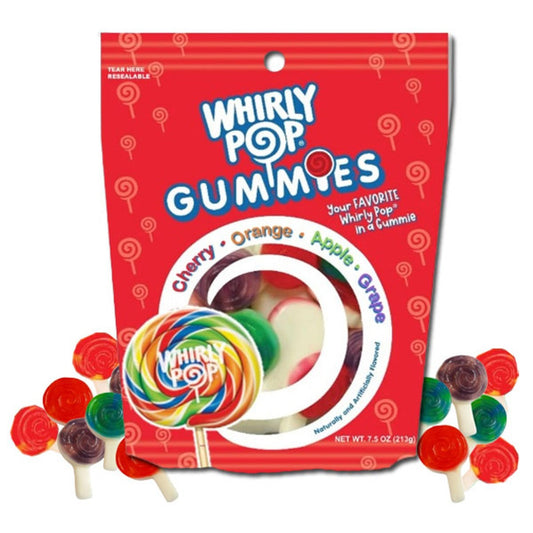 Whirly Pop Gummies Candy 7.5oz - 12ct