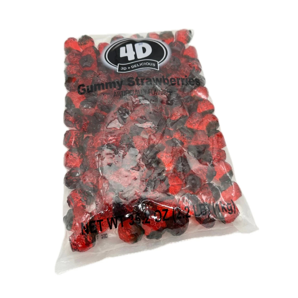 Amos 4D Gummy Strawberries 2.2lbs - 6ct