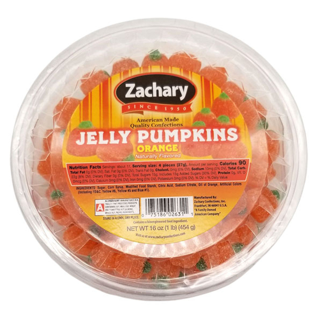 Jelly Pumpkins Tub 16oz - 12ct
