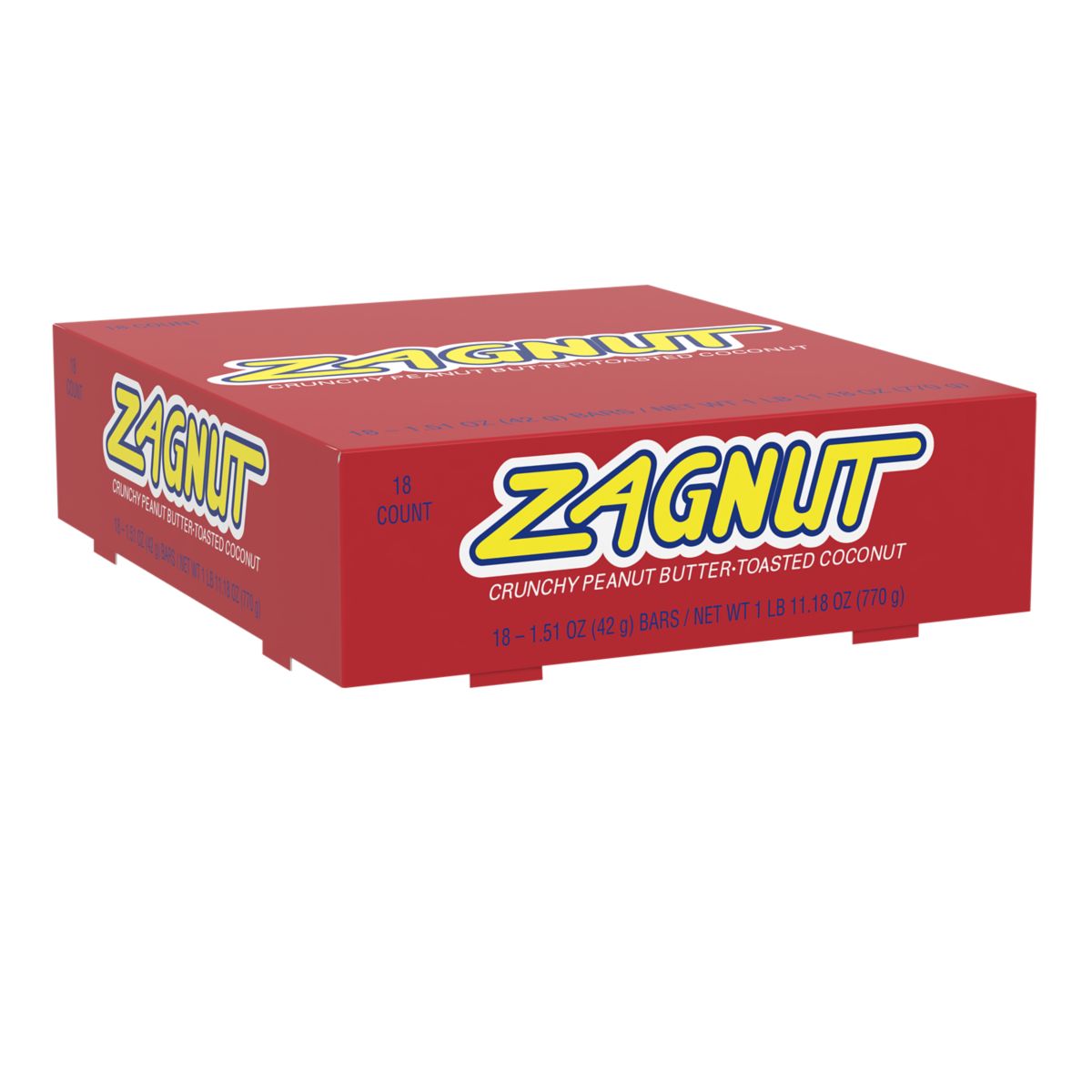 Zagnut Candy Bar 1.51oz - 18ct