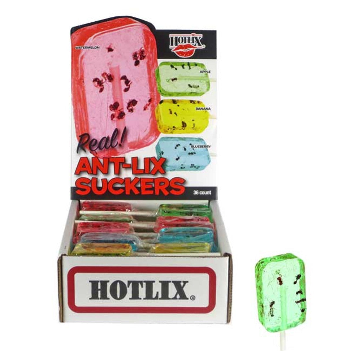 Hotlix Ant-Lix Lollipops  1oz - 36ct