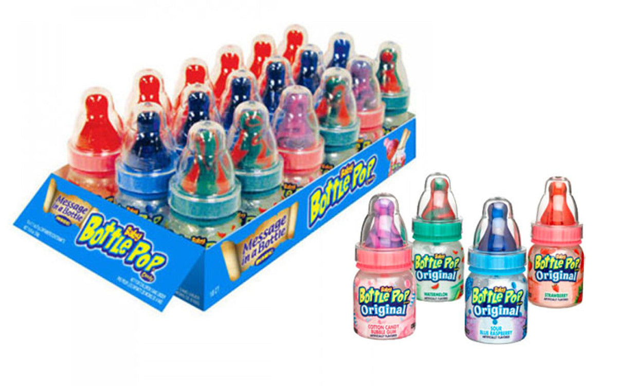 Baby Pop Bazooka Baby Bottle Pop .85oz - 288ct – I Got Your Candy