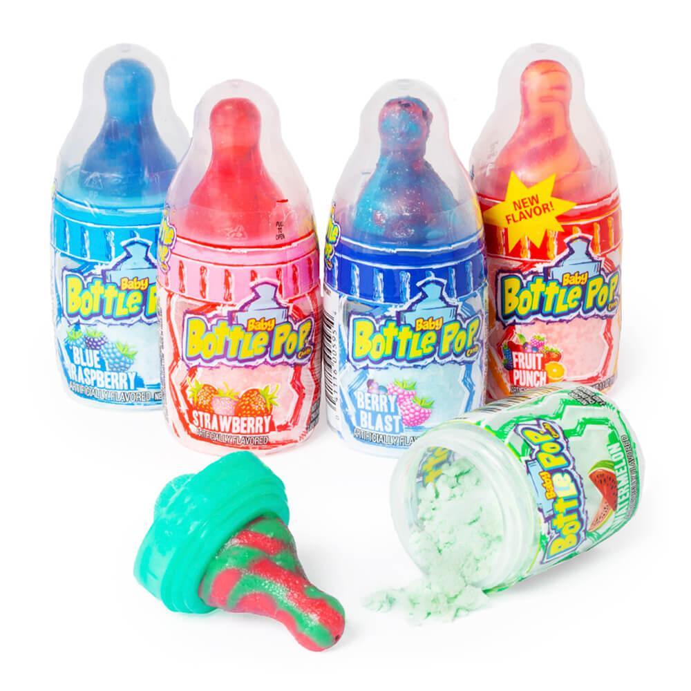 Bazooka Baby Bottle Pop .85oz - 18ct