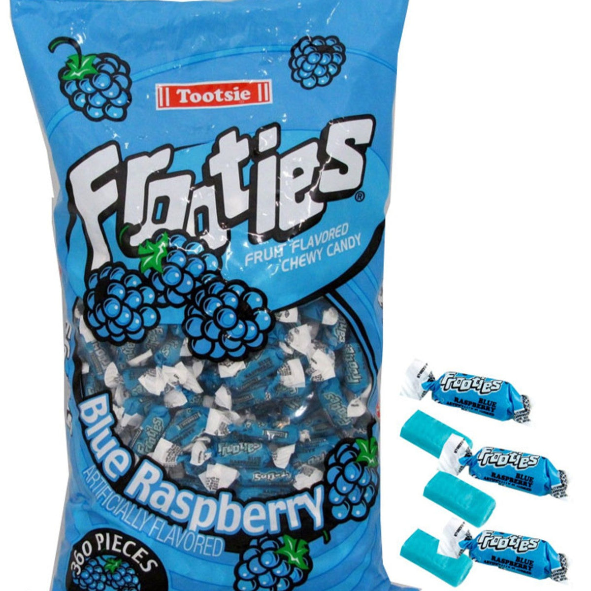 Tootsie Blue Raspberry Frooties Bag 38 8oz 1ct I Got Your Candy tootsie-blue-raspberry-frooties-bag-38-8oz-1ct-i-got-your-candy