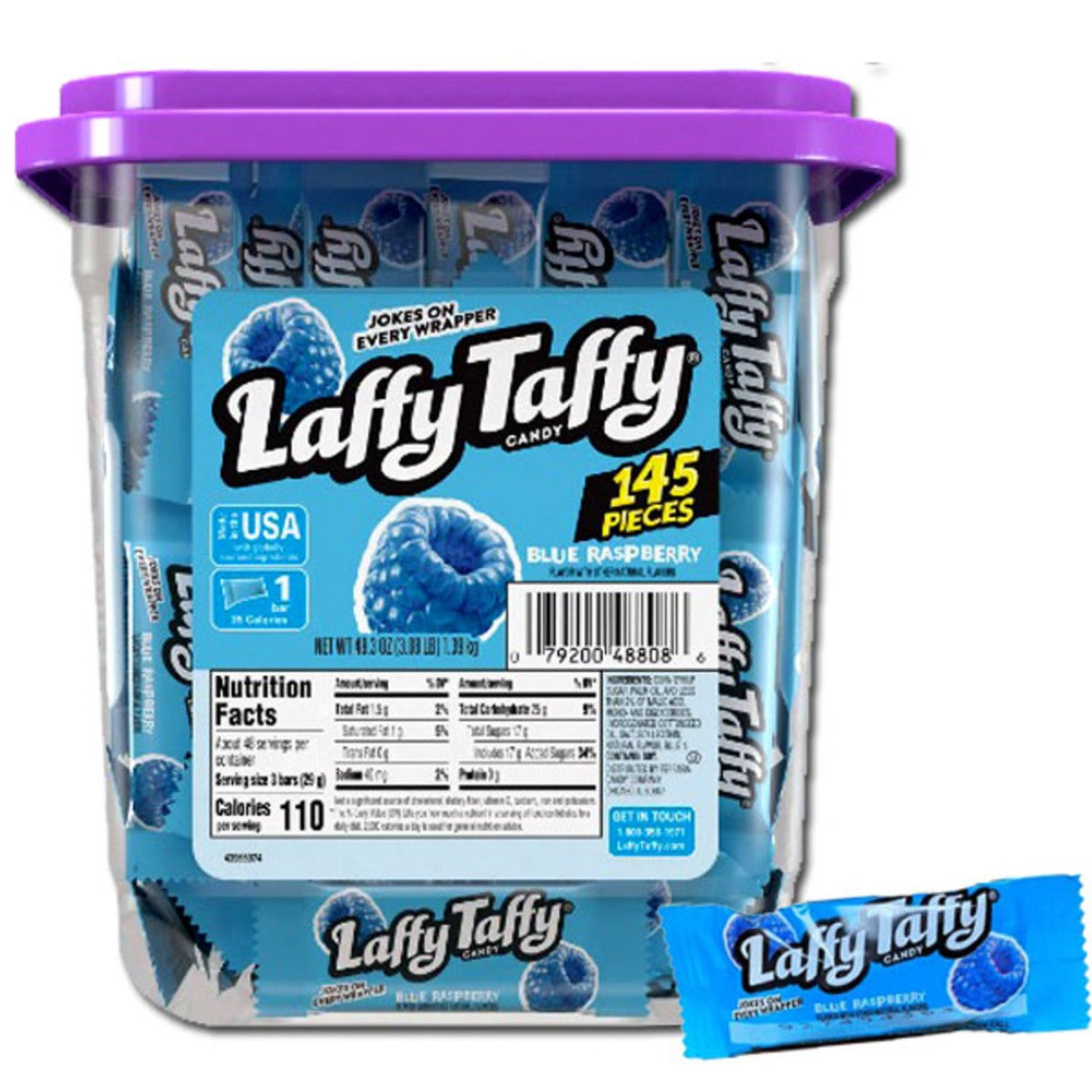 Laffy Taffy Chews Blue Raspberry - 145ct – I Got Your Candy