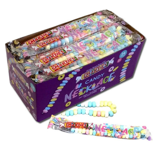 Smarties Candy Necklace Box 0.74oz - 24ct