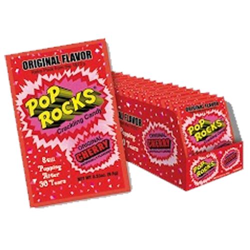 Pop Rocks Cherry Popping Candy .33oz - 24ct