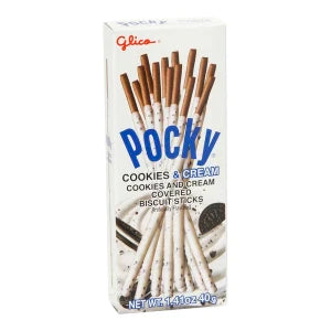 Glico Pocky Cookies and Cream 1.41oz - 10ct