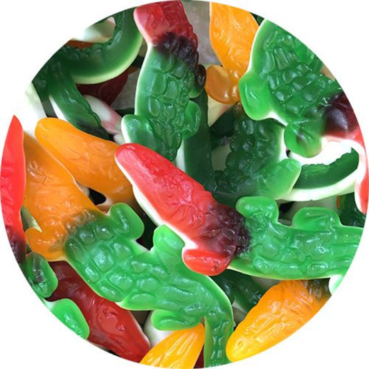 Vidal Gummi Crocodiles Bulk  4.4lb - 1ct