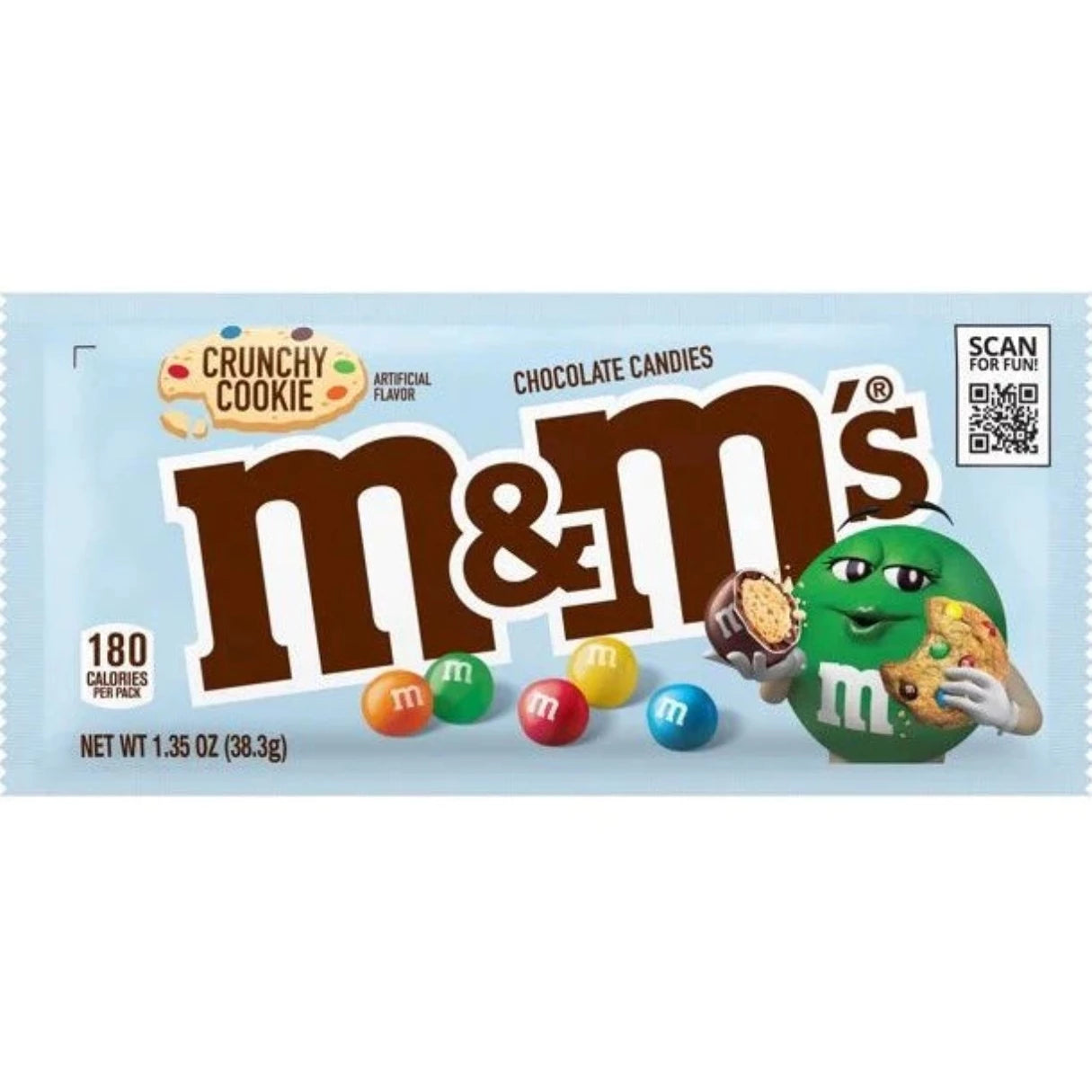 M&M's Crunchy Cookie Chocolate 1.35oz - 24ct