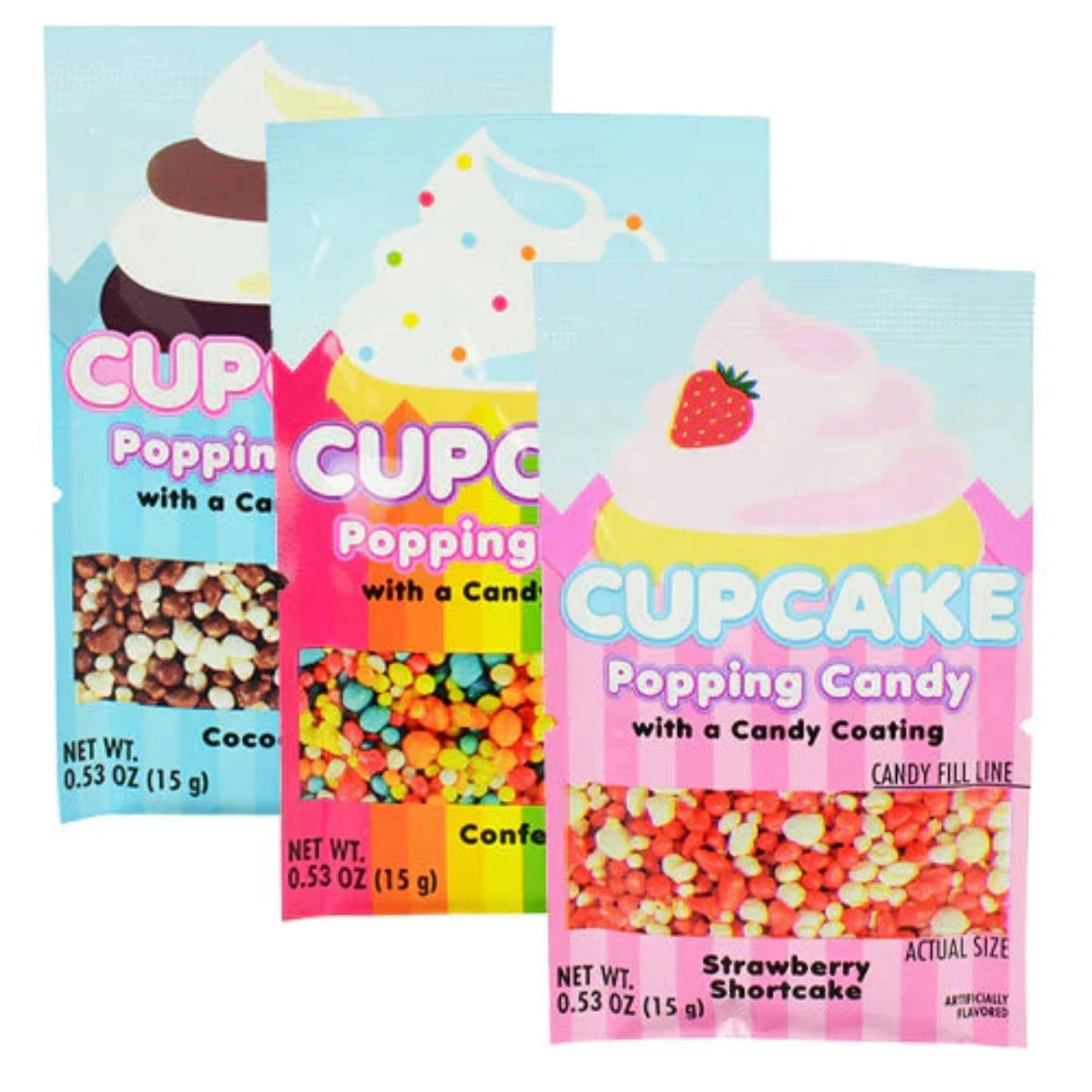 Koko's Cupcake Popping Candy .53oz - 20ct