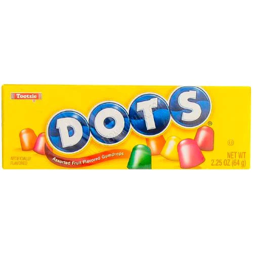 Dots Assorted Fruit Flavored Gumdrops Theater Box 2.25oz - 24ct