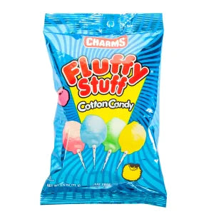 Charms Fluffy Stuff Cotton Candy 2.5oz  - 12ct