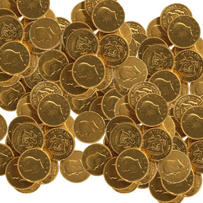 Gold Coins Chocolate Half Dollars Bulk -  24lb