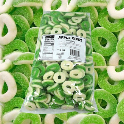 Kervan  Gummi Apple Rings Bulk Bag 5lb - 1ct