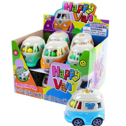 Kidsmania Happy Van With Candy .53oz -  12ct