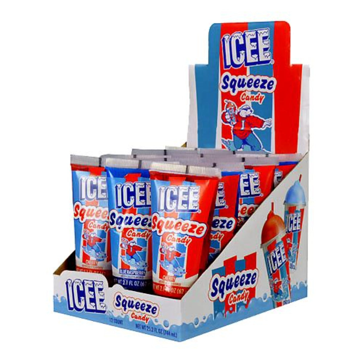 Koko's Icee Squeeze Candy 2.1oz - 12ct