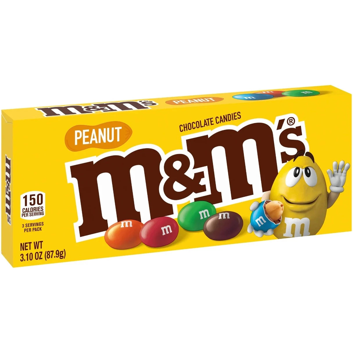 M&M Peanut Theater Box 3.1oz - 12ct