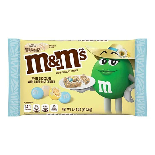 M&M White Chocolate Marshmallow Crispy Treat  7.44oz - 12ct