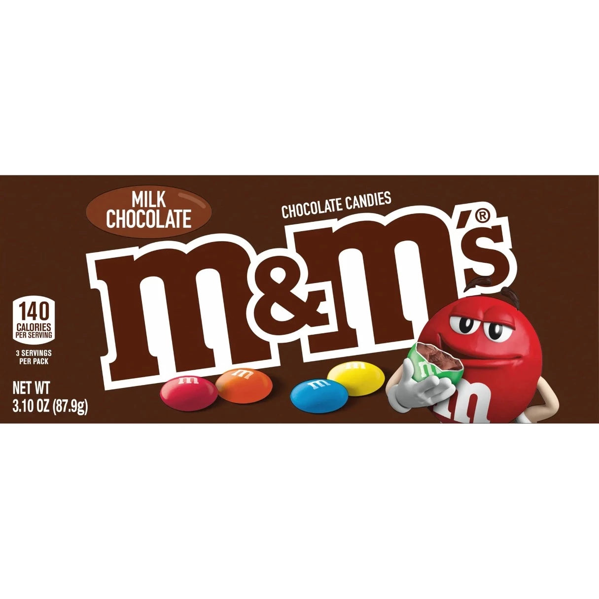 M&M's Milk Chocolate Theater Box 3.1oz - 12ct