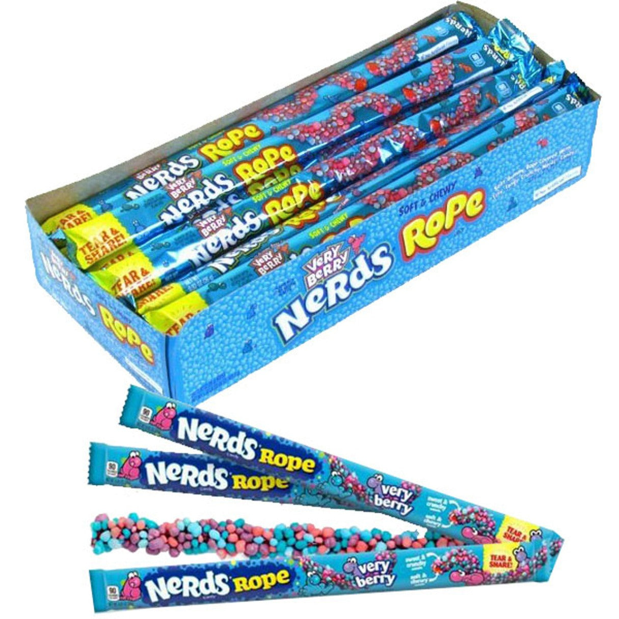 Nerds Rope Very Berry .92oz - 24ct – I Got Your Candy