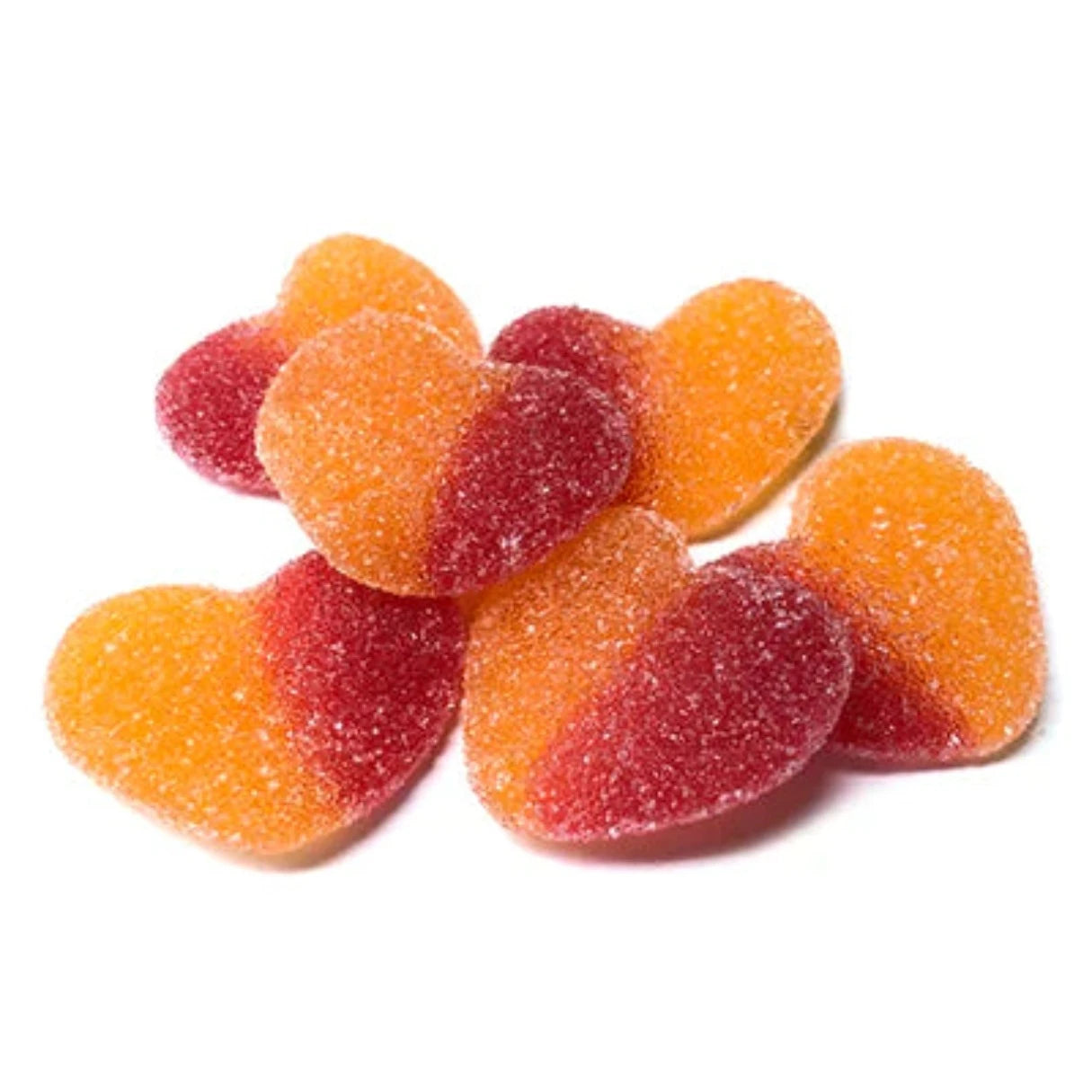 Vidal Gummi Peach Hearts 4.4lb - 1ct