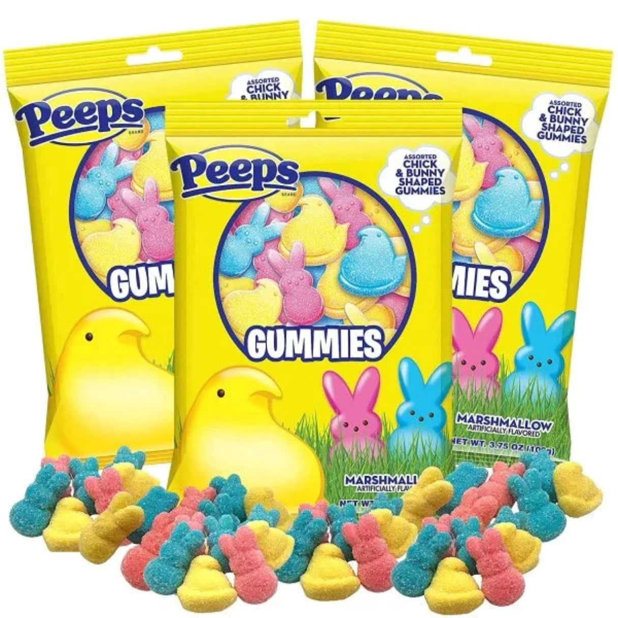 Peeps Gummies Peg Bag  3.73oz - 24ct