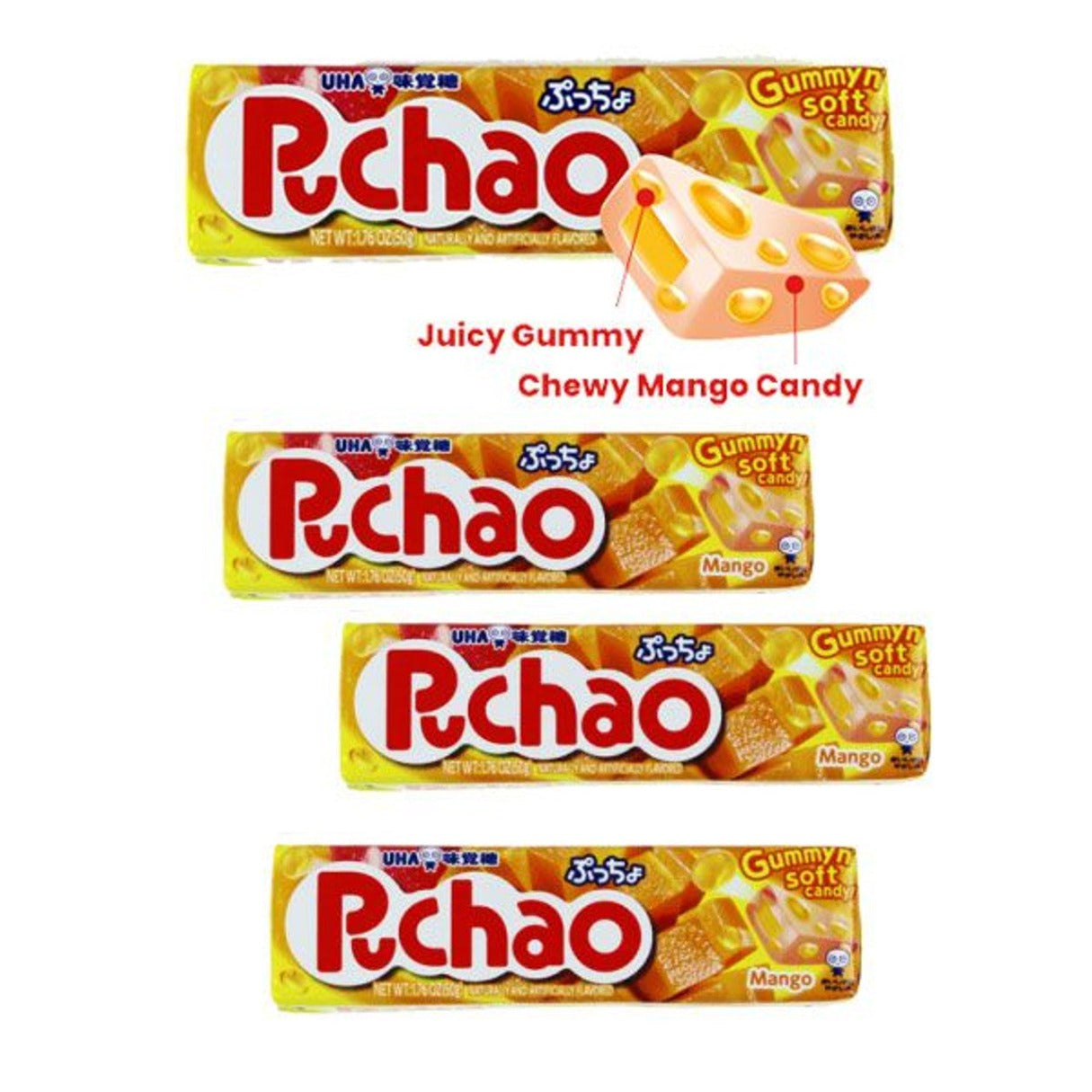 Puchao Mango Candy 1.76oz - 10ct