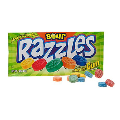 Razzles Sour 1.4oz - 24ct