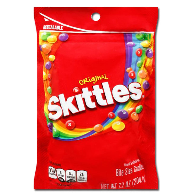 Skittles Original Peg Bag 7.2oz - 12ct – I Got Your Candy