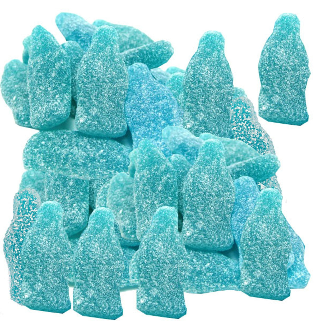 Very Sour Blue Raspberry Candy Gustaf's Sour Blue Raspberry Cola Bottles - 2.2lbs – I Got Your Candy