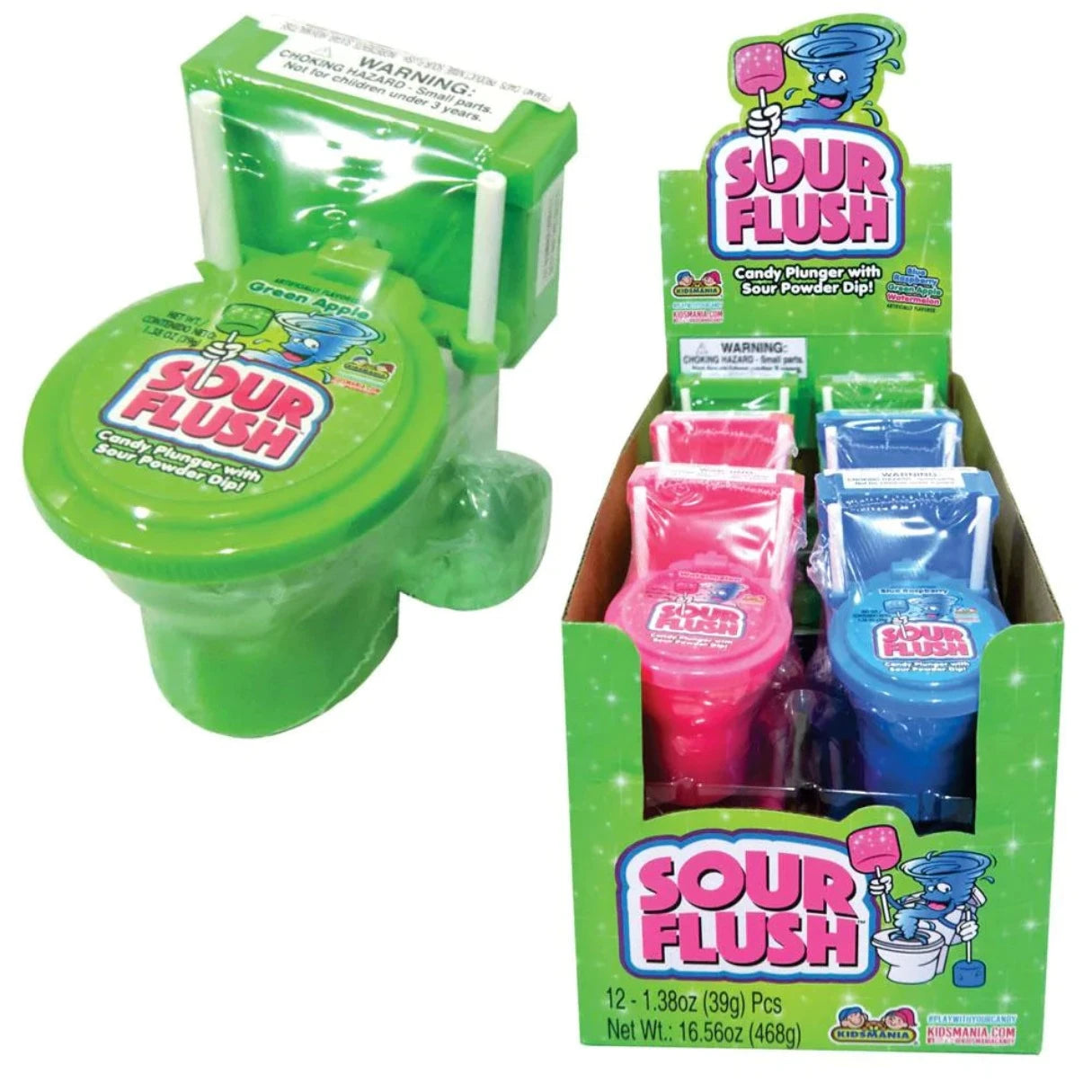 Kidsmania Sour Flush 1.38oz - 12ct