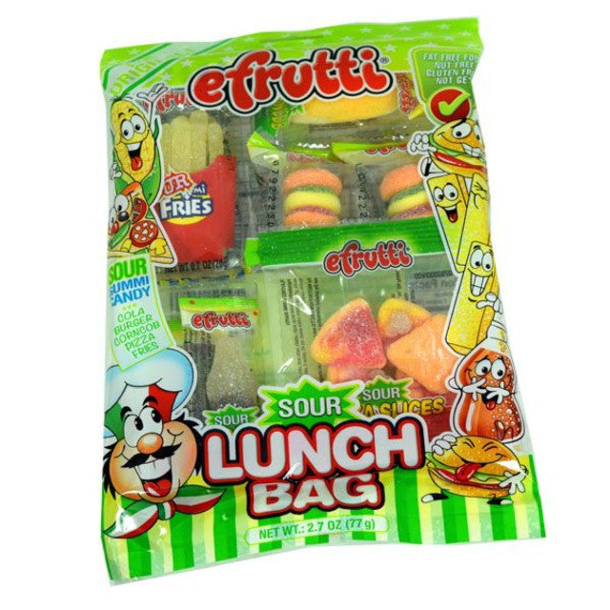 Efrutti Sour Lunch Bag 2.7oz - 12ct