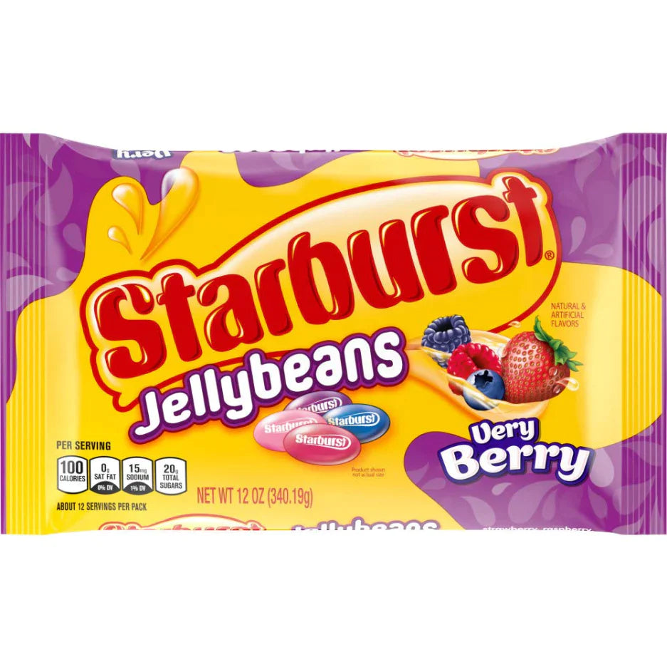 Starburst Very Berry Jelly Beans  12oz - 12ct