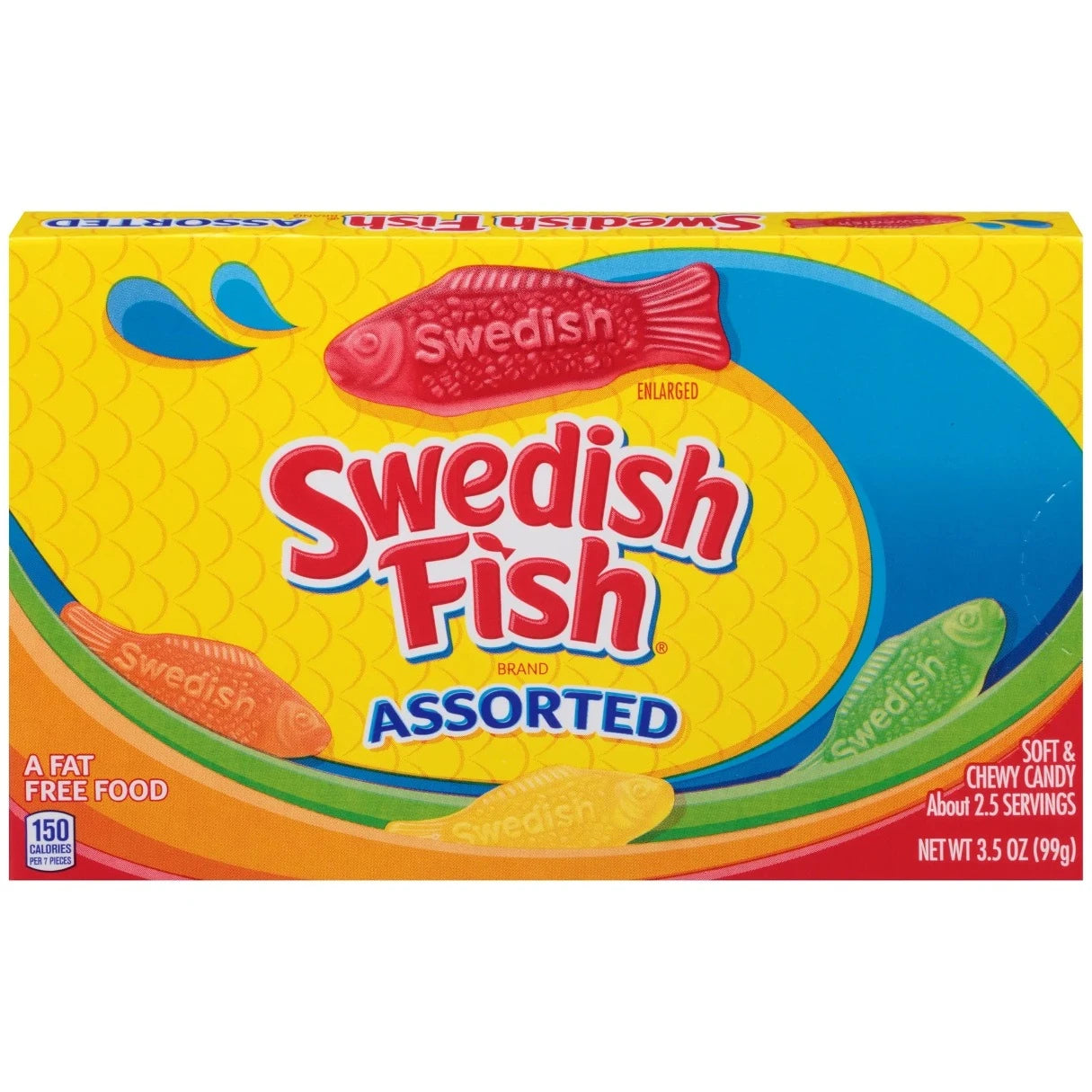 Swedish Fish Assorted Theater Box 3.5oz - 12ct