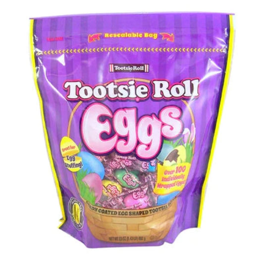 Tootsie Roll Eggs Resealable Bag 23oz - 6ct