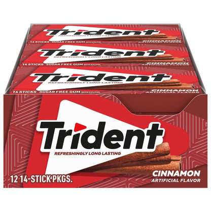 Trident Cinnamon Gum - 12ct