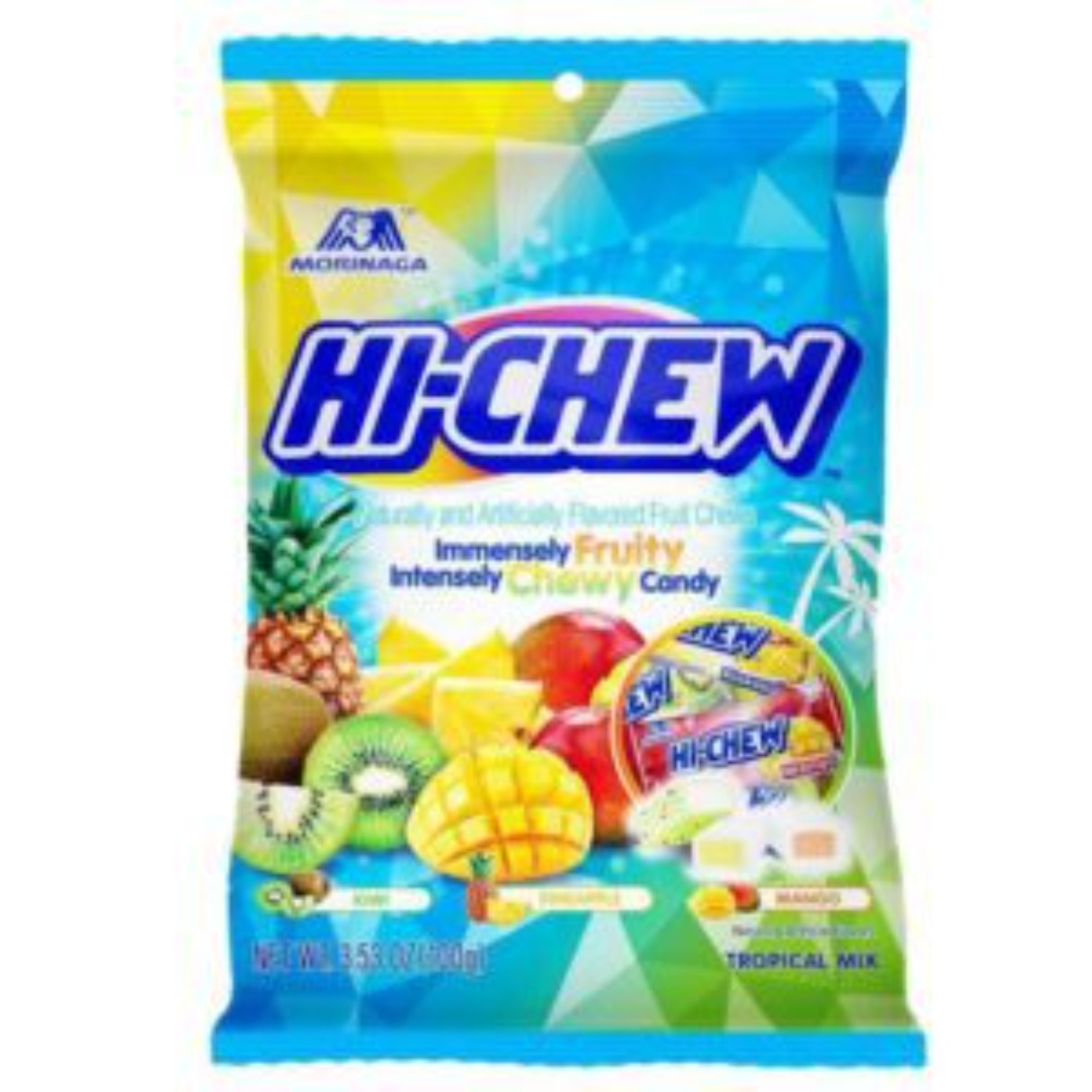 Hi-Chew Tropical Mix Peg Bag 3.53oz -  6ct