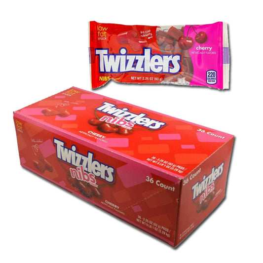 Twizzlers Cherry Nibs 2.25oz -  36ct