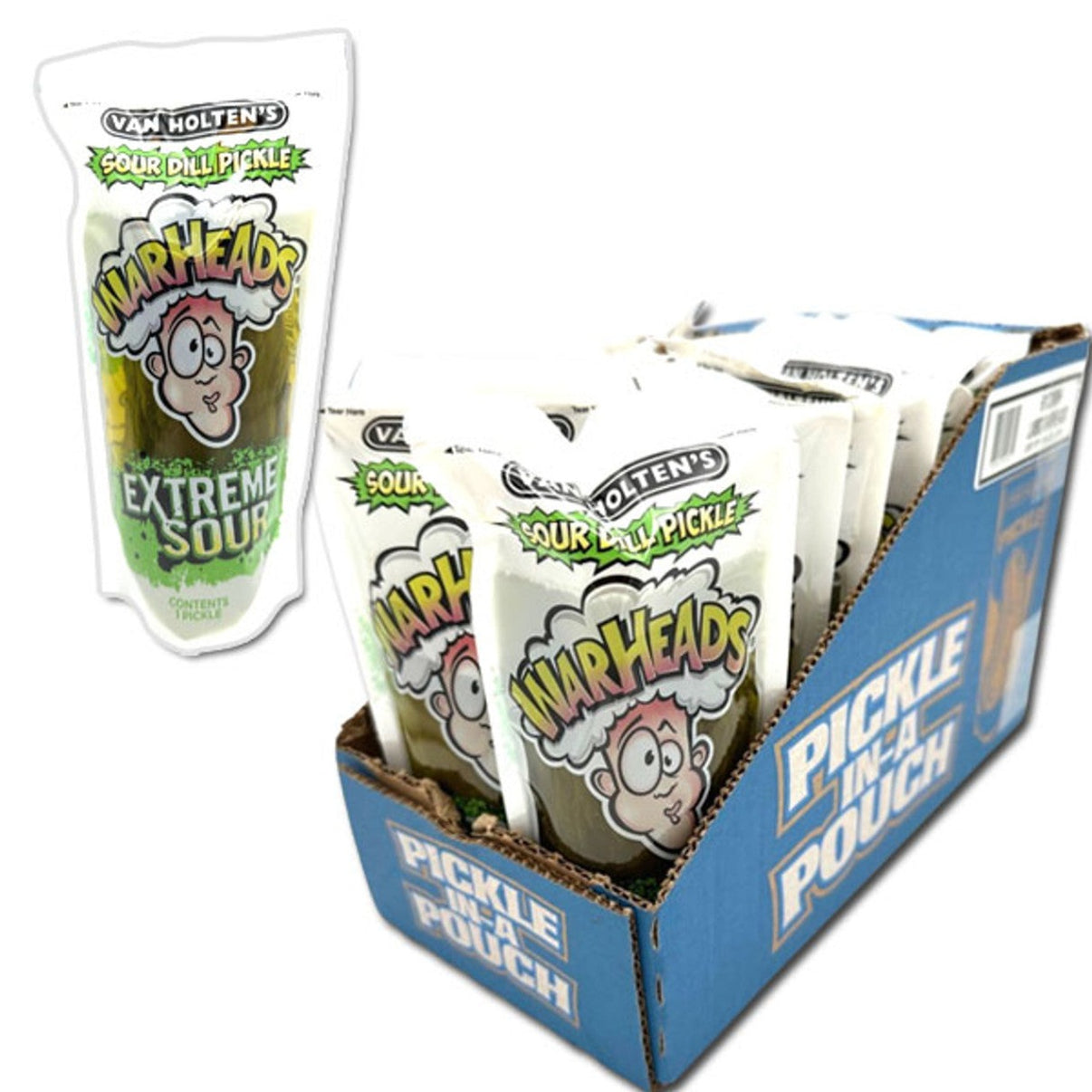 Van Holten's Warhead Pickles Exteme Sour 12 Count I Got Your Candy
