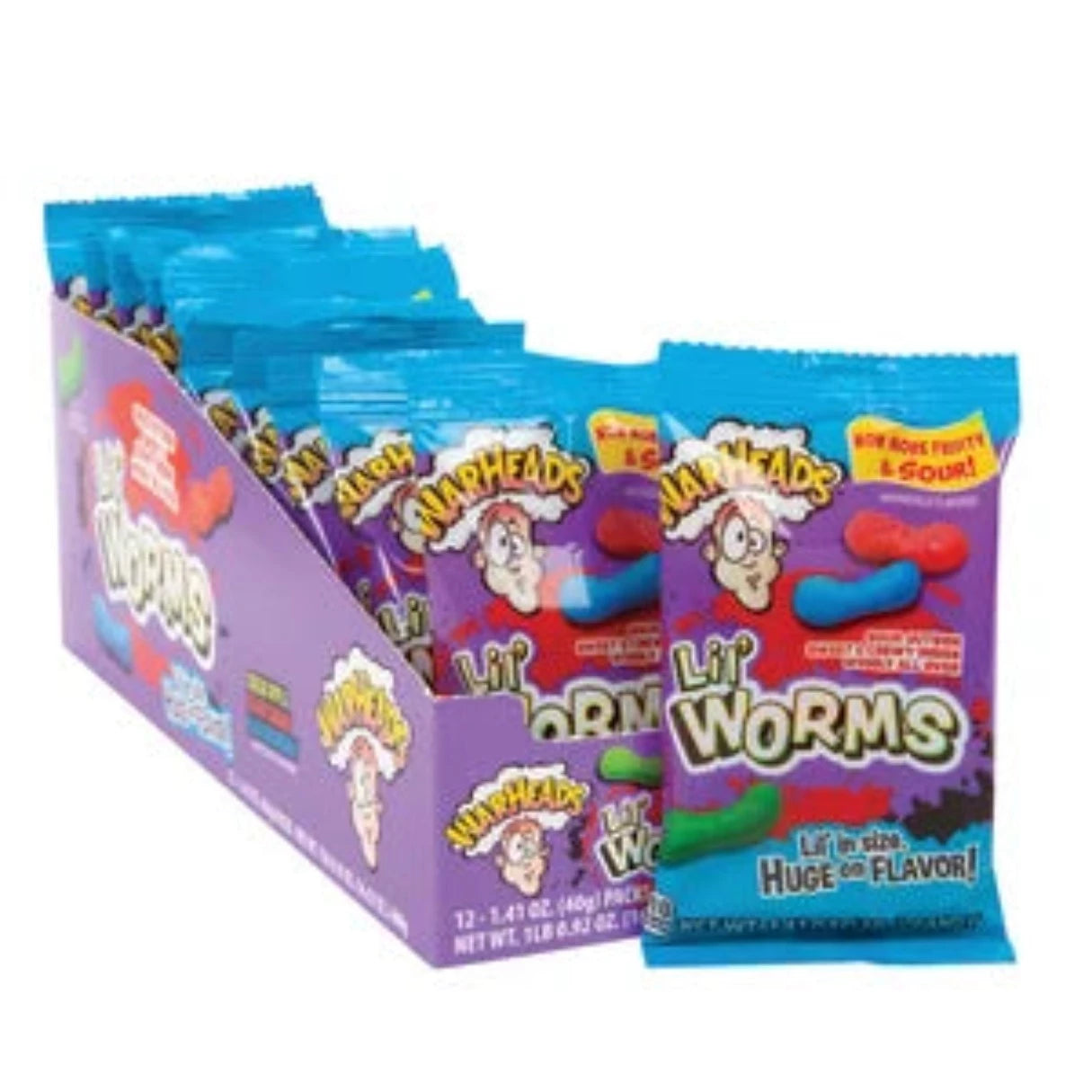WarHeads Lil Worms 1.41oz - 12ct