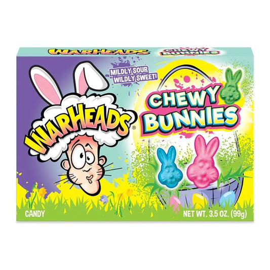 Warheads Easter Chewy Bunnies  3.5oz - 12ct