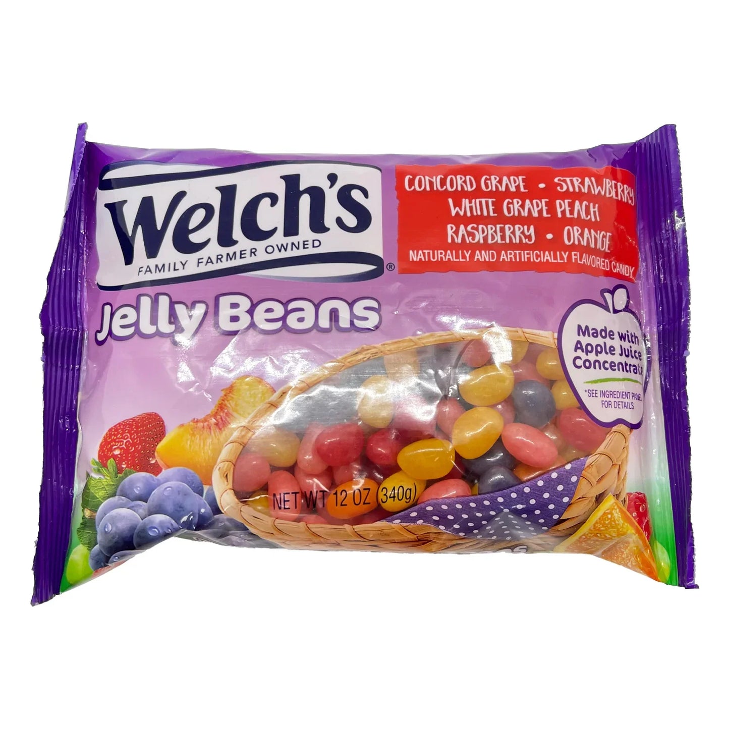Welch's Assorted Jelly Beans Bag  12oz - 12ct