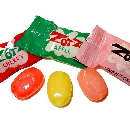 Zotz Fizz Power Candy Strings Cherry/Apple/Watermelon .33oz - 48ct