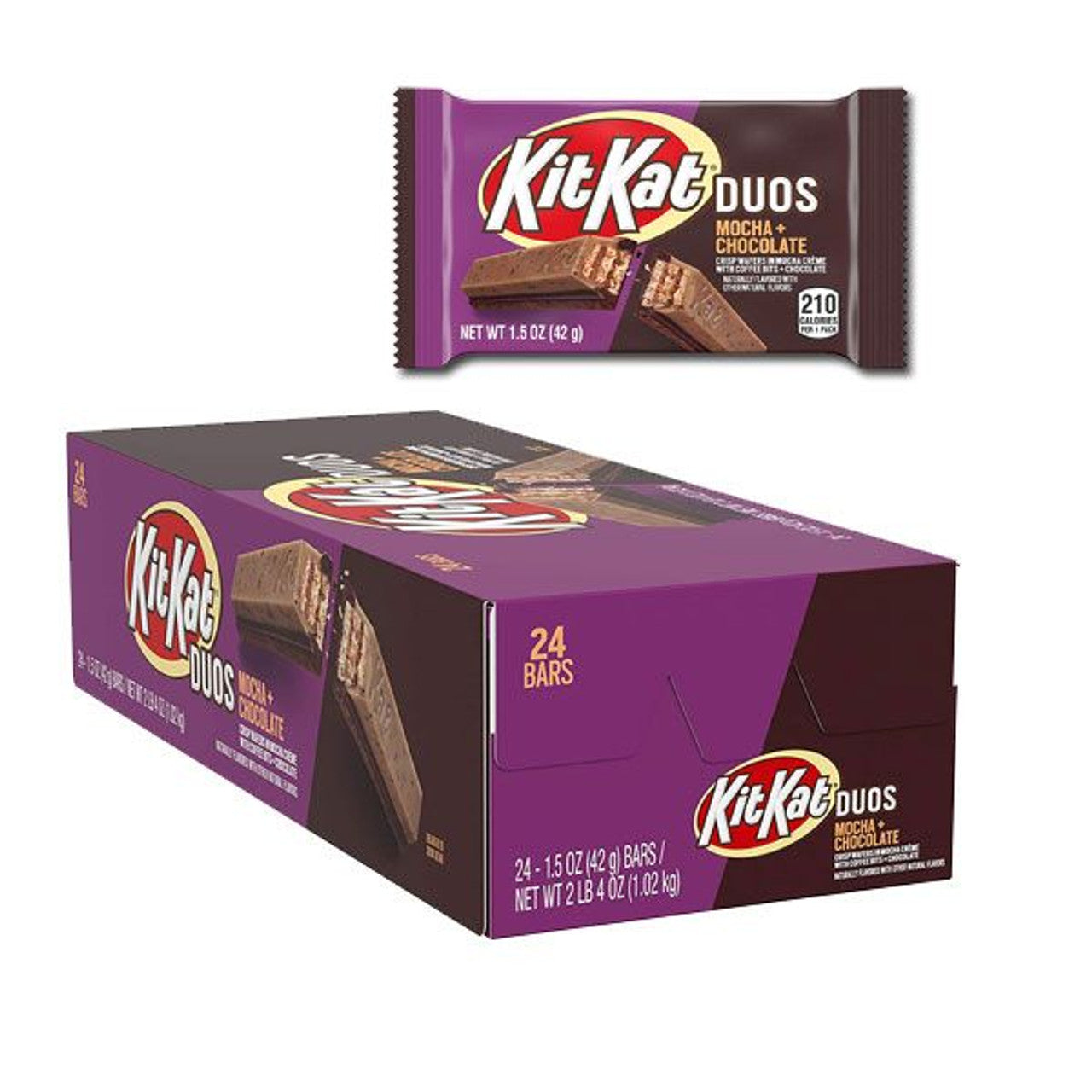 Kit Kat Duo Mocha/Dark Chocolate 1.5oz - 24ct